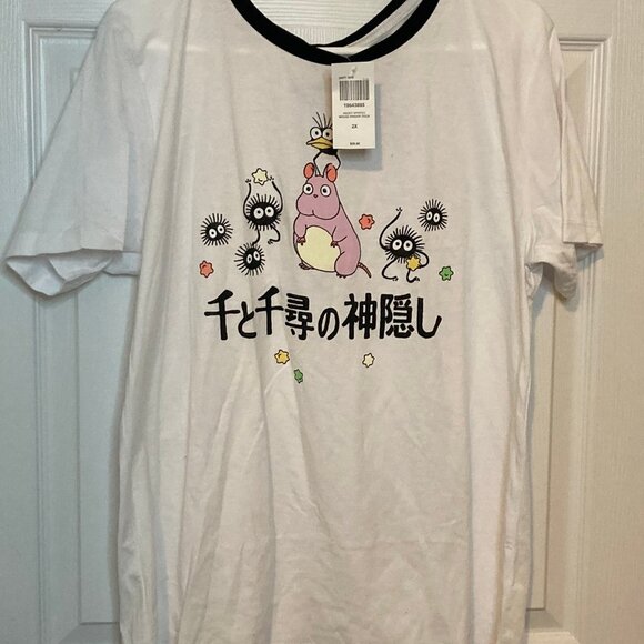 NWT Studio Ghibli Spirited Away Ringer Tee - Picture 1 of 3